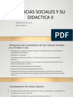 Ciencias Sociales Y Su Didactica Ii: Trabajo Practico N.º 1 Nancy Garcia