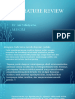 Literature Review: Dr. Ari Sulistyanto, M.I.Kom