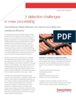 Foreign Object Detection Challenges in Meat Processing