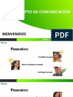 Concepto de Comunicación: Bienvenidos