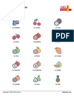 Nombres de Las Frutas en Espanol Imprimible