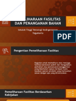 Pertemuan 5 (Pemeliharaan Fasilitas dan Penanganan Bahan)