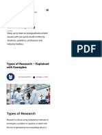 Types of Research - Explained With Examples - DiscoverPhDs