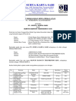 Pt. Surya Karya Sari: Surat Perjanjian Sewa Peralatan