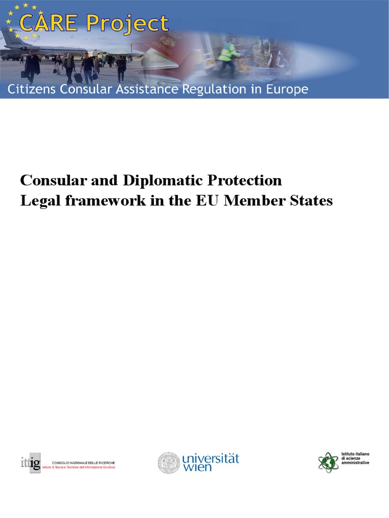 Consular and Diplomatic Protection Legal Framework in The EU Member ...