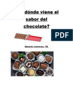 De Dónde Viene El Sabor Del Chocolate