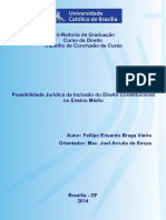 A Possibilidade Jurídica da Inclusão do Direito Constitucional no Ensino Médio