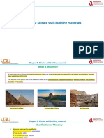 Chapter 5: Silicate wall materials