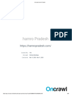 Hamro Pradesh: Crawled Urls User Agent Crawl Period