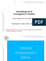 Tipos de investigación social según su metodología