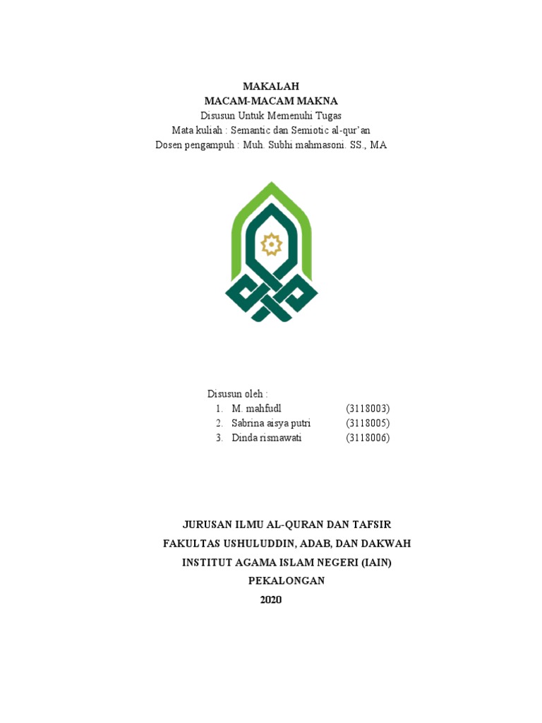 Macam-Macam Makna | PDF