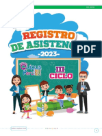 Registro de Asistencia 2023 - Editora Quipus Perú