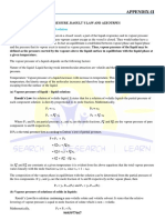 Solution Appendix-Ii: Vapour Pressure of Pure Liquid and Solution