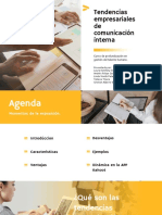 Tendencias Empresariales de Comunicación Interna: Curso de Profundización en Gestión Del Talento Humano