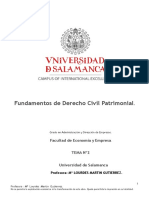 Derecho Civil Patrimonial Tema 2