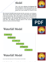 Waterfall Model: Cycle Model. It Is Very Simple But Idealistic. Earlier This Model Was Very