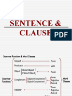 Sentence & Clause