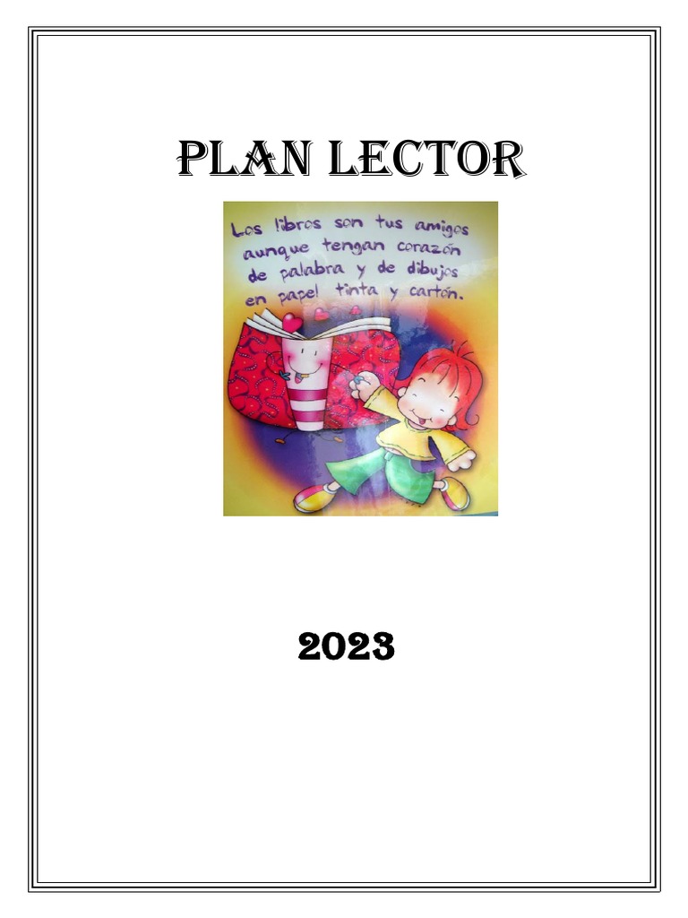 Plan Lector para Primaria | PDF | Maestros | Cognición