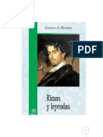 Informe de Lectura Rimas y Leyendas Becquer