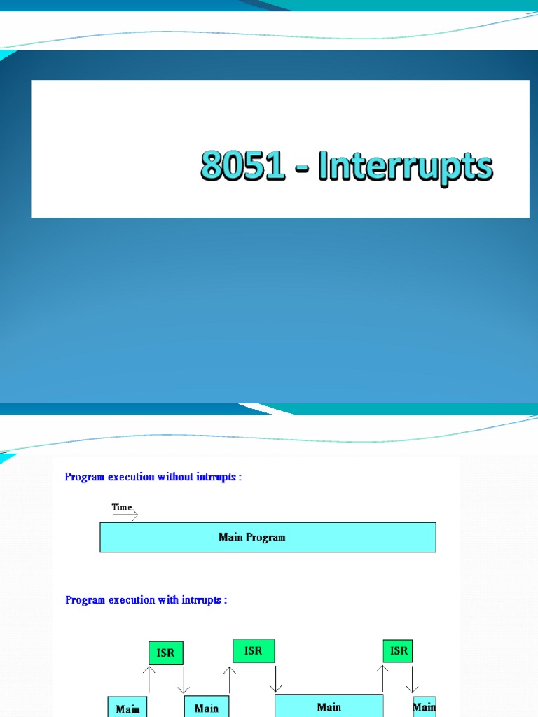 Unit IV 8051 - Interrupts | PDF | Computer Programming | Computer Science