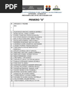 Primero "A": N " Apellidos Y Nomb RES | PDF | Ciencias sociales