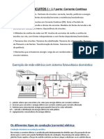 Análise de Circuitos I - : 1. Parte: Corrente Contínua