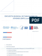 EMTJ 2016 Chile: Tabaco en jóvenes