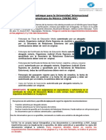 Documentos A Entregar UNINI-MX - Licenciatura