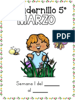 Marzo: Cuadernillo 5°