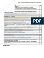 Autoevaluación Docente. Lista de Cotejo