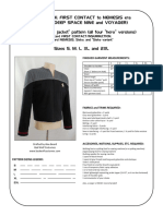 Star Trek: First Contact To Nemesis Era (Including DEEP SPACE NINE and VOYAGER) Men's "Captain Jacket" Pattern (All Four "Hero" Versions)