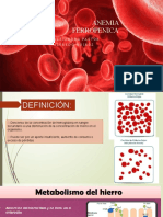 ANEMIA FERROPENICA Si