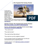 Christian Zionism - The Tragedy and The Turning - Preview