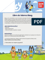 Libro de Valores Bluey: ¿Qué Material Necesitas?