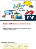 Clasificación de La Materia