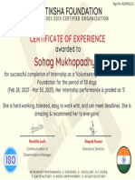 Sohag Mukhopadhyay: Kshitiksha Foundation