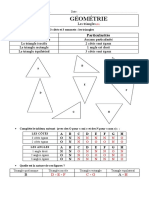 Géométrie: Noms de La Figure Particularités