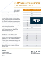 2023 RIBA Chartered Practice UK Membership Application Form