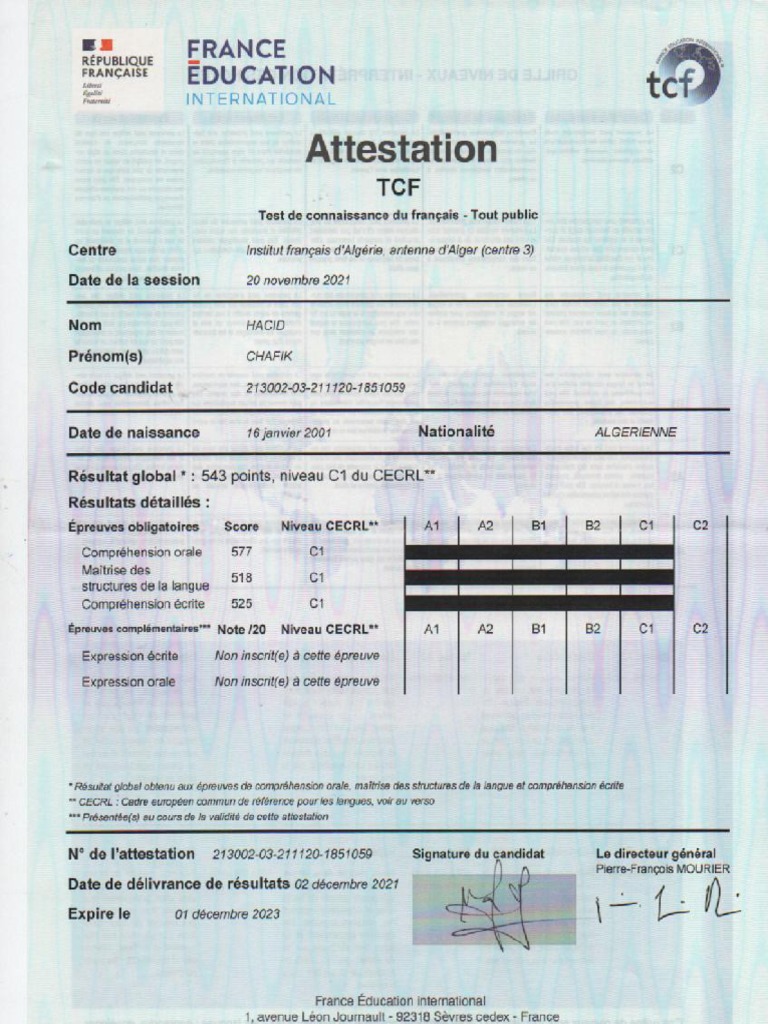 TCF | PDF