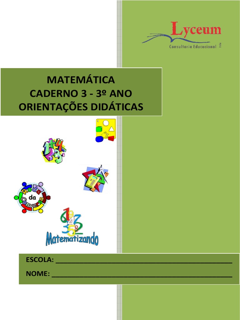 3 Ano Caderno 3 Matemática Orientações Didáticas | PDF | Dinheiro | Moeda
