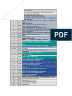 Semana Académica Fecha Tema / Actividad