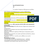 EC-306 Microcontrollers & Embedded Systems