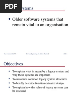 Legacy Systems in Software Engineering Se26 25010