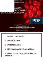 Epidemiologia Das Anemias Nutricionais E Deficiência de Ferro