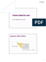Teori Kinetik Gas: Hipotesa Sifat Materi