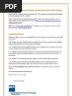 Download Open Government Data Conference Program by Creative Commons Australia SN63712575 doc pdf