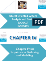 Object Oriented System Analysis and Design (Oosad) INSY3063: Prepared by Meseret Hailu (2022) 1 5/31/2022