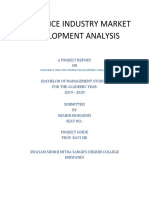 Insurance Industry Market Development Analysis: A Project Report ON