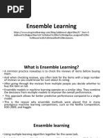 Enseble LEarning