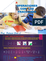 T8 - 6° Operaciones Con Fracciones